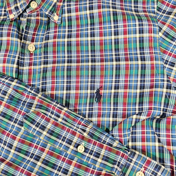 Ralph Lauren Other - Ralph Lauren Plaid Button Down Shirt Long Sleeve Classic Fit S/P